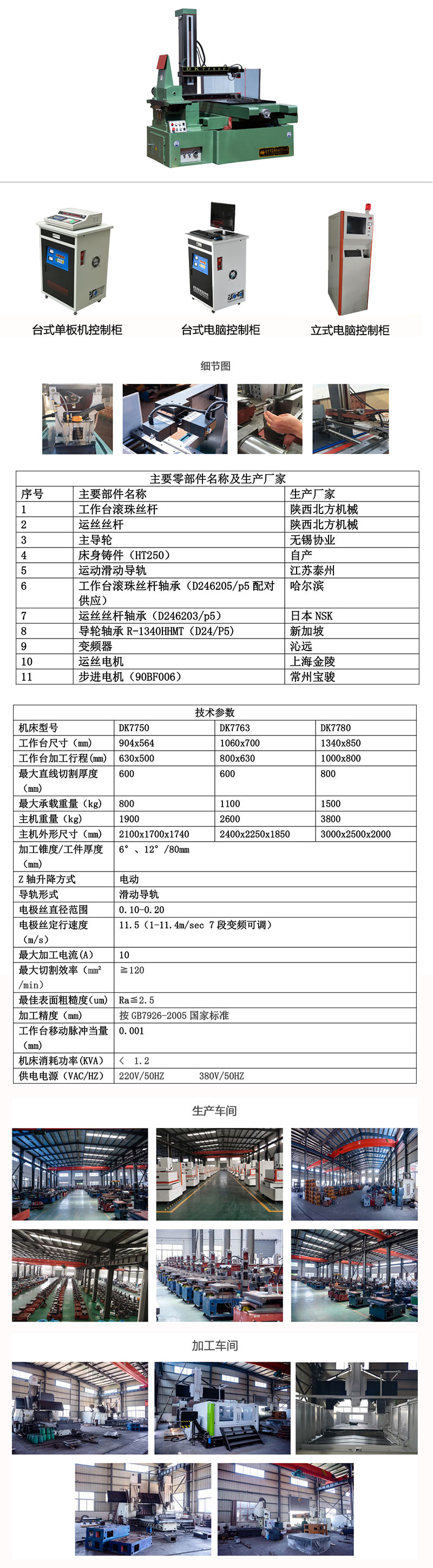 快走絲，DK7750快走絲線切割機(jī)床2